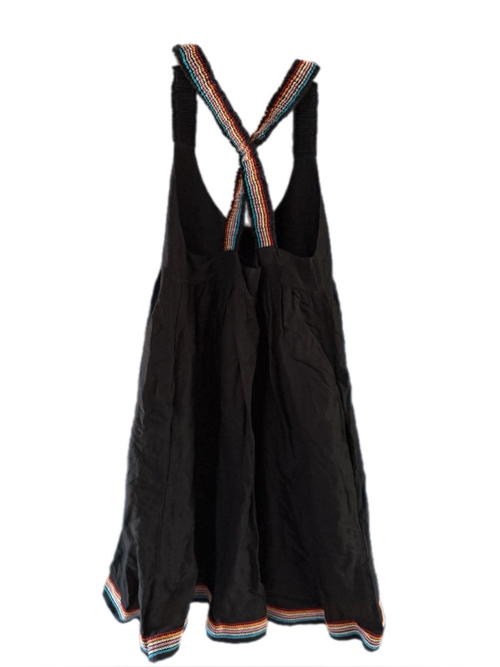 Solid & Striped The Jamie Dress Blackout Linen Blend Embroidered Strap NWT - Picture 6 of 11